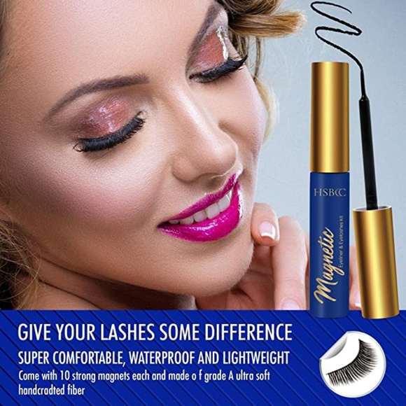 3 sets HSBCC Magnetic Eyelashes & Liner Kit (3) - Picture 5 of 8